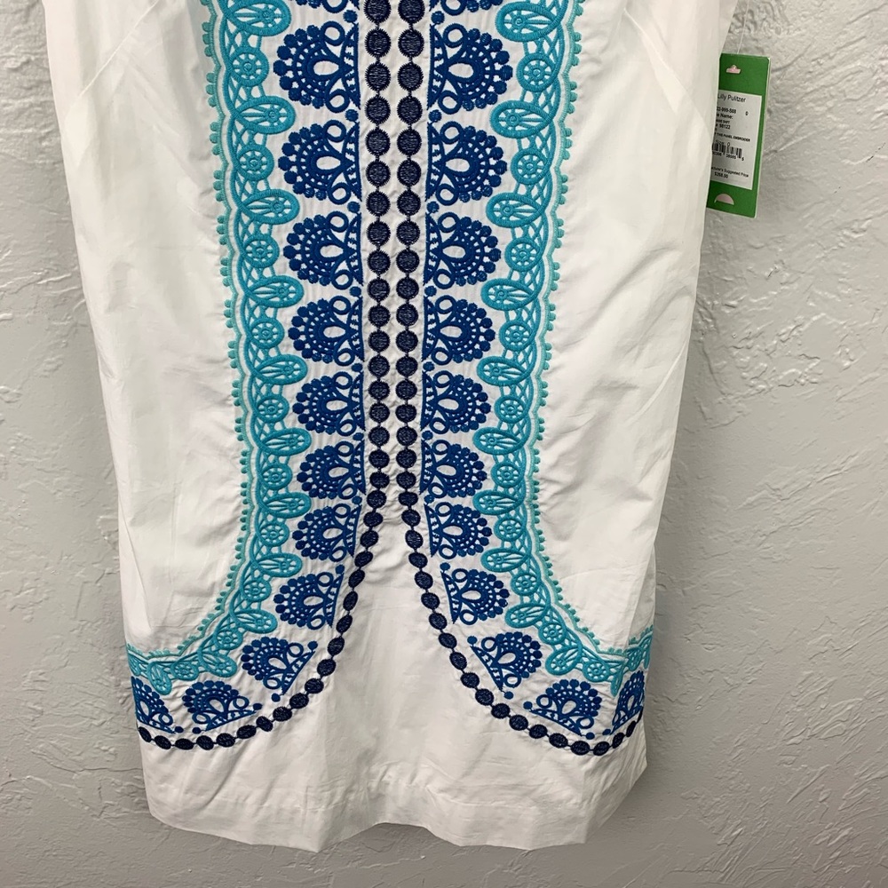 NWT Lilly Pulitzer Embroidered Stephanie shift dress size 0 - Picture 5 of 14